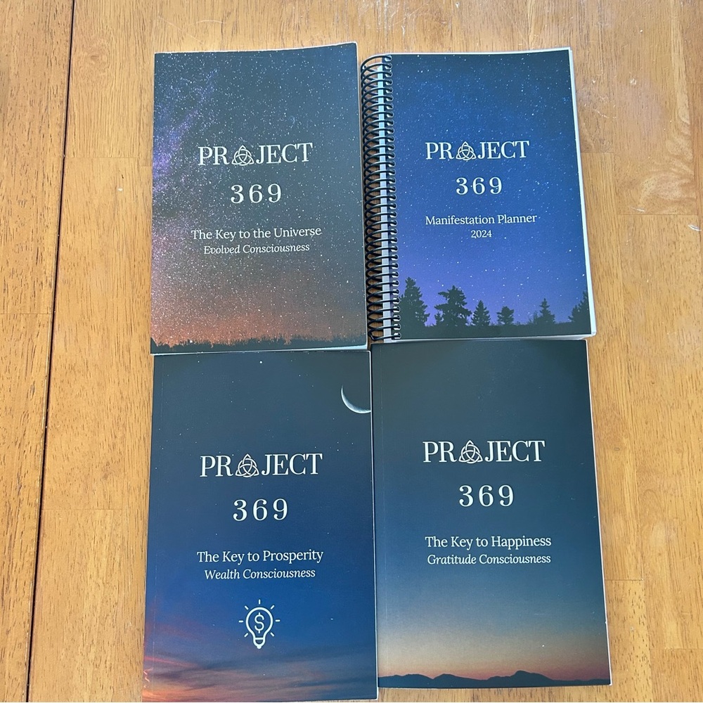 Project 369 Planner and Books Manifestation Bundle - NEW